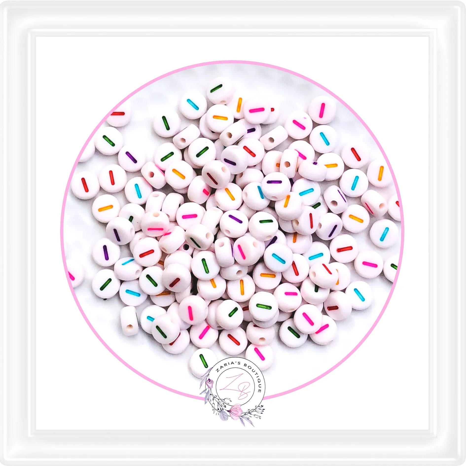 ⋅  Alphabet Beads ⋅ A - Z - 10 Pieces - You Choose ⋅