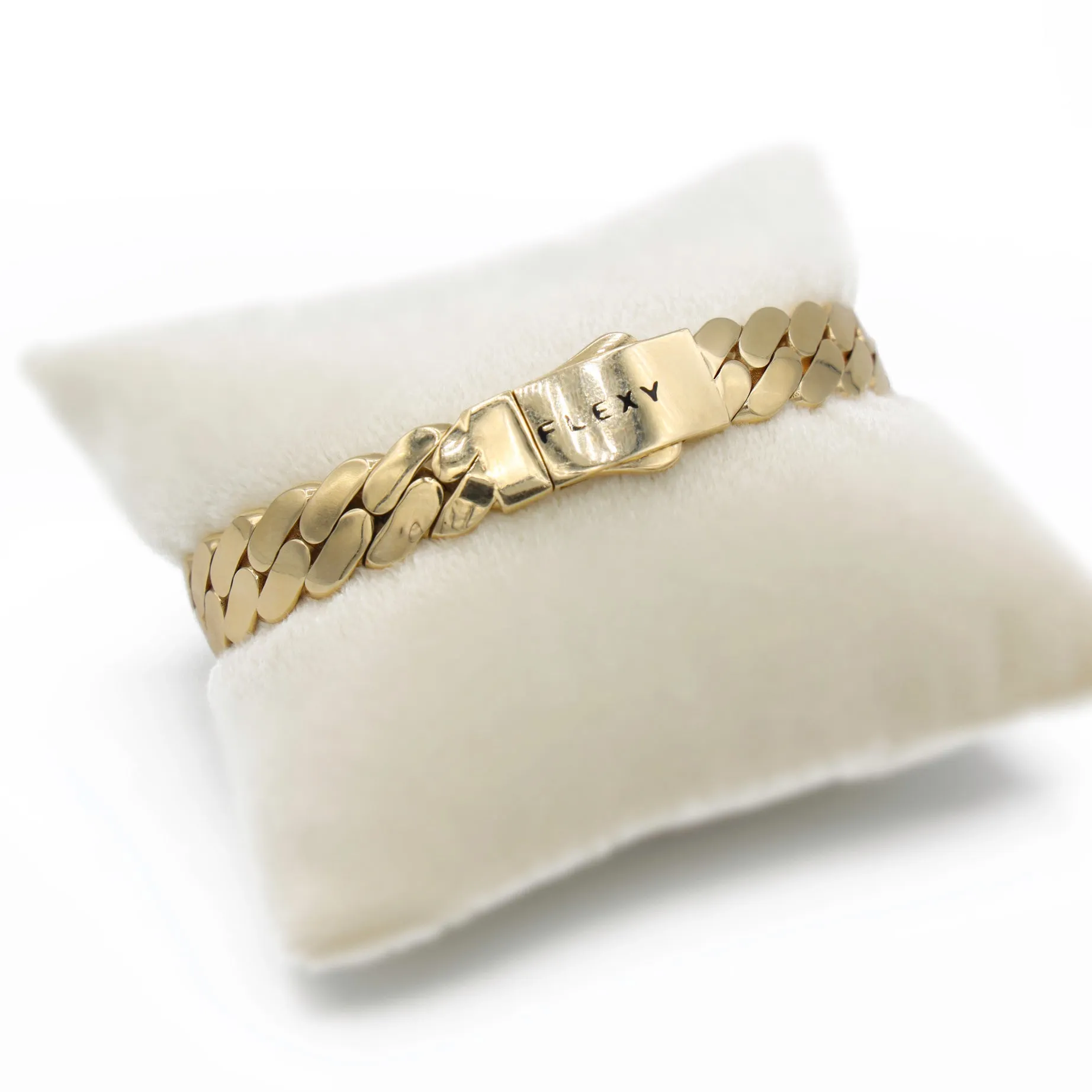 14K Men Cuban Flexy Bracelet JTJ
