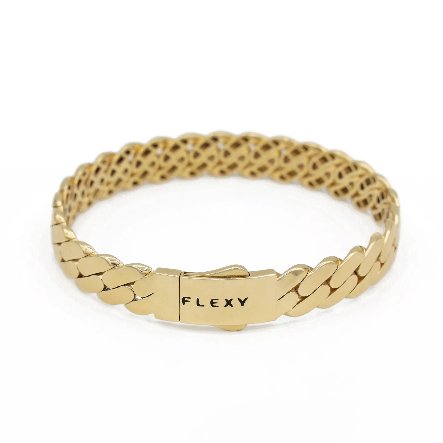 14K Men Cuban Flexy Bracelet JTJ