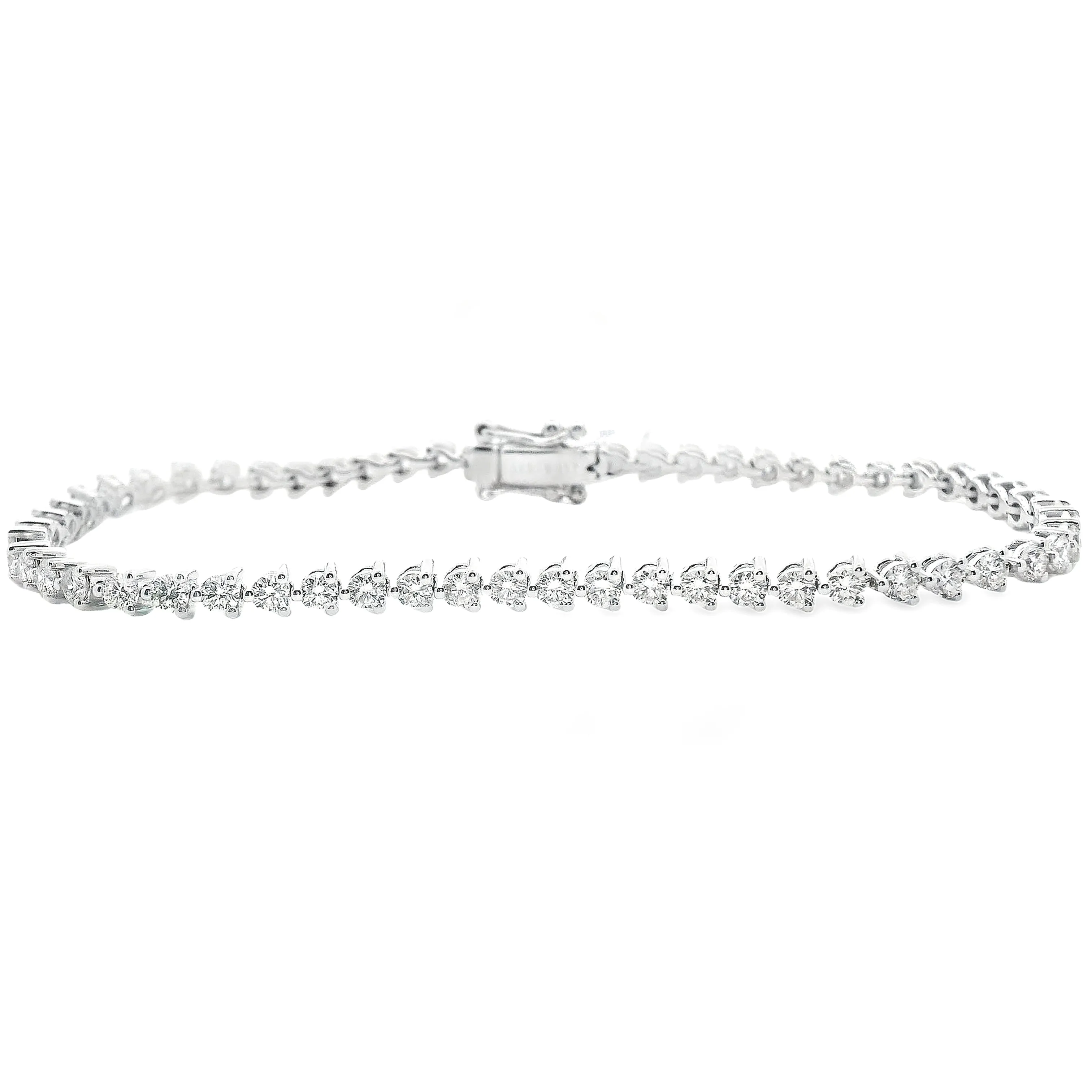 3.00ct 14k White Gold Diamond Bracelet