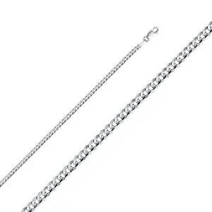 3.1mm Regular Concave Cuban Bracelet