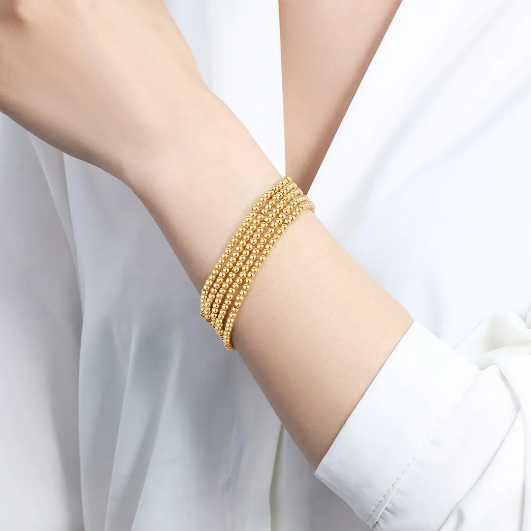 3mm Beaded Bracelet Stacking Set