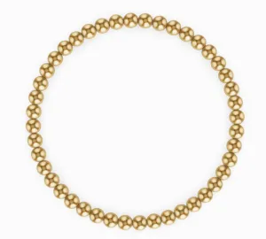 4mm Gold Ball Bracelet