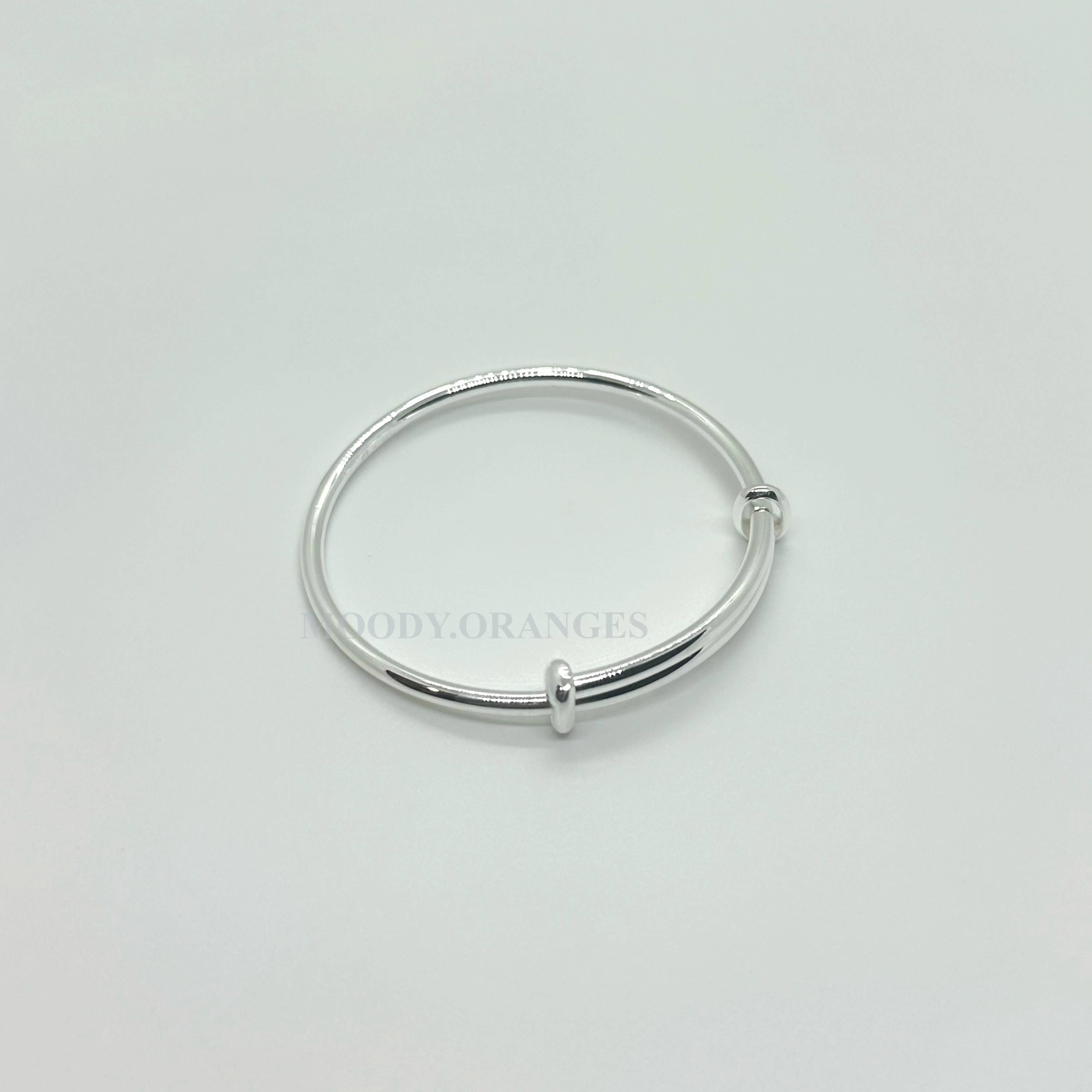925 Silver - Adjustable Double Bangle (03)
