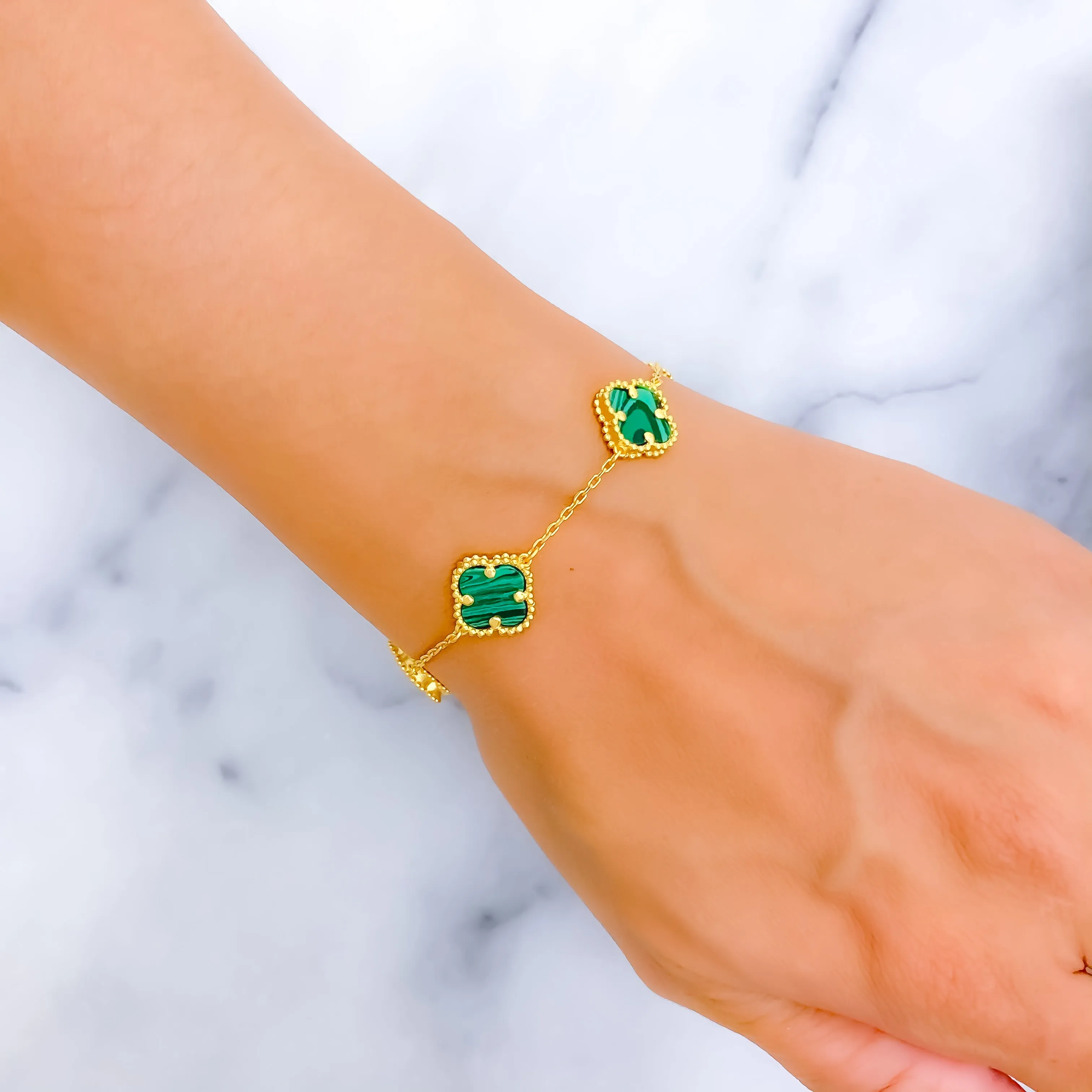 Adorned Grandiose 21k Gold Bracelet