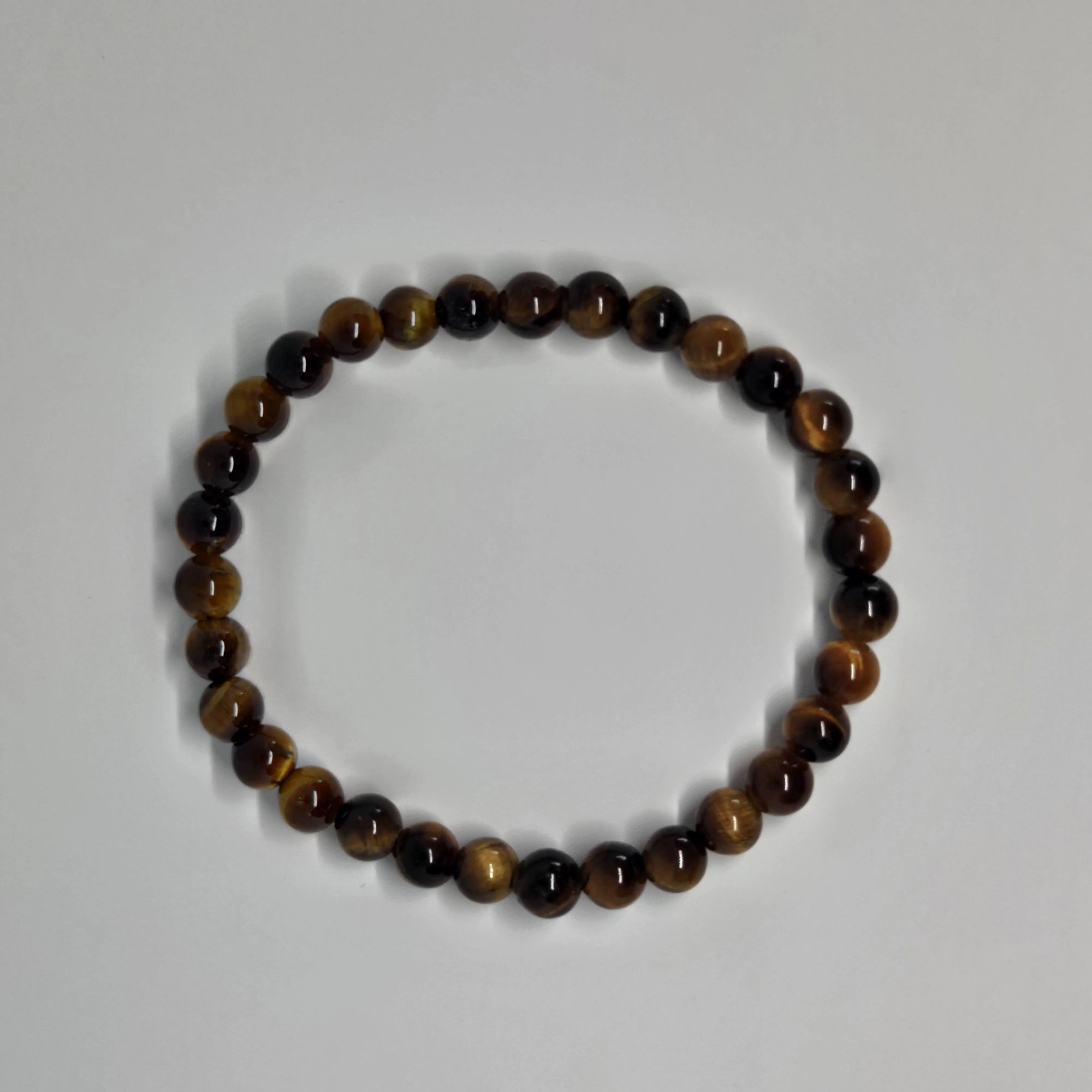 Agate Round Bead Crystal Bracelet