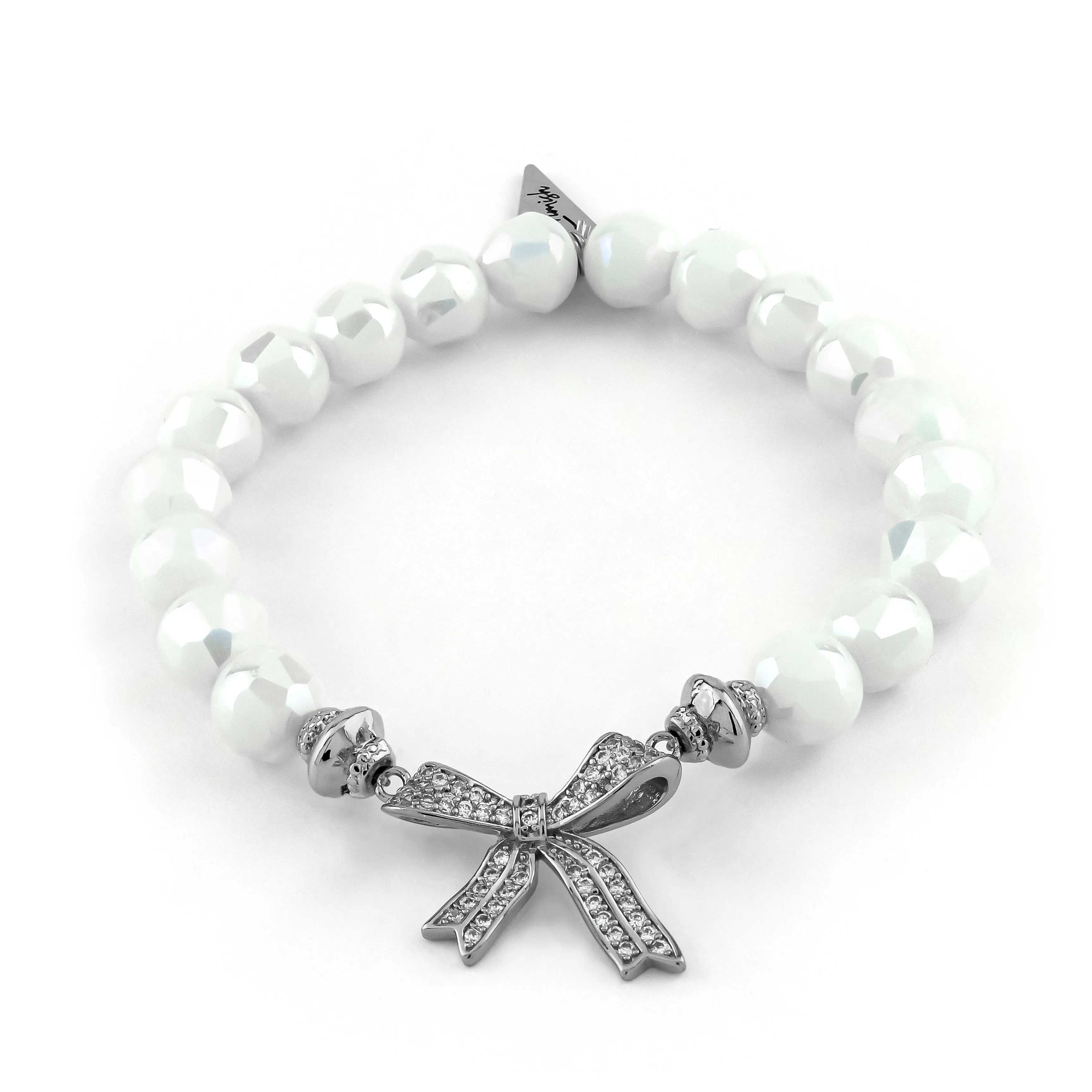 Amelia Bow Bracelet Silver