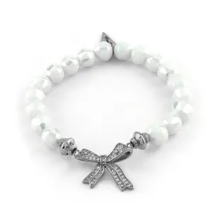 Amelia Bow Bracelet Silver