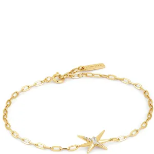 Ania Haie Polished Punk Gold Spike Bracelet