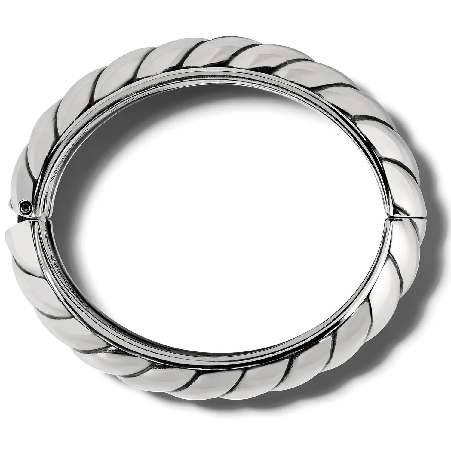 Athena Scalloped Hinged Bangle - JF0000