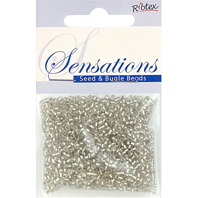 BEAD GLASS SEED SILVER 1.8MM 25G