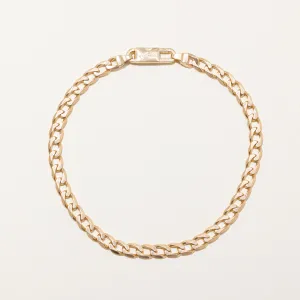 'Birks' 14k Yellow Gold Curb Link Bracelet | 4.75mm | 8.25" |