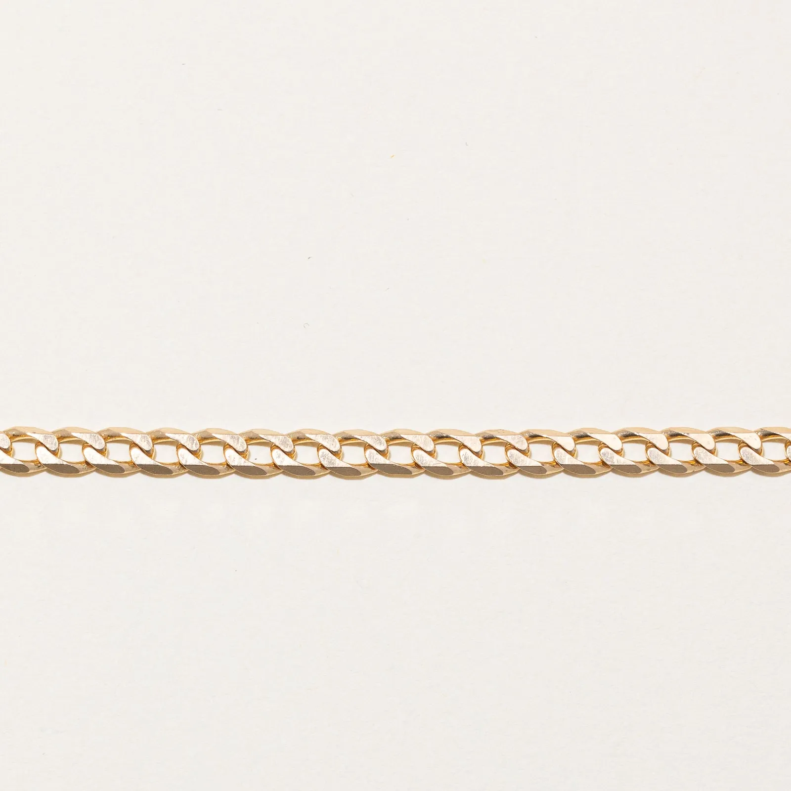 'Birks' 14k Yellow Gold Curb Link Bracelet | 4.75mm | 8.25" |