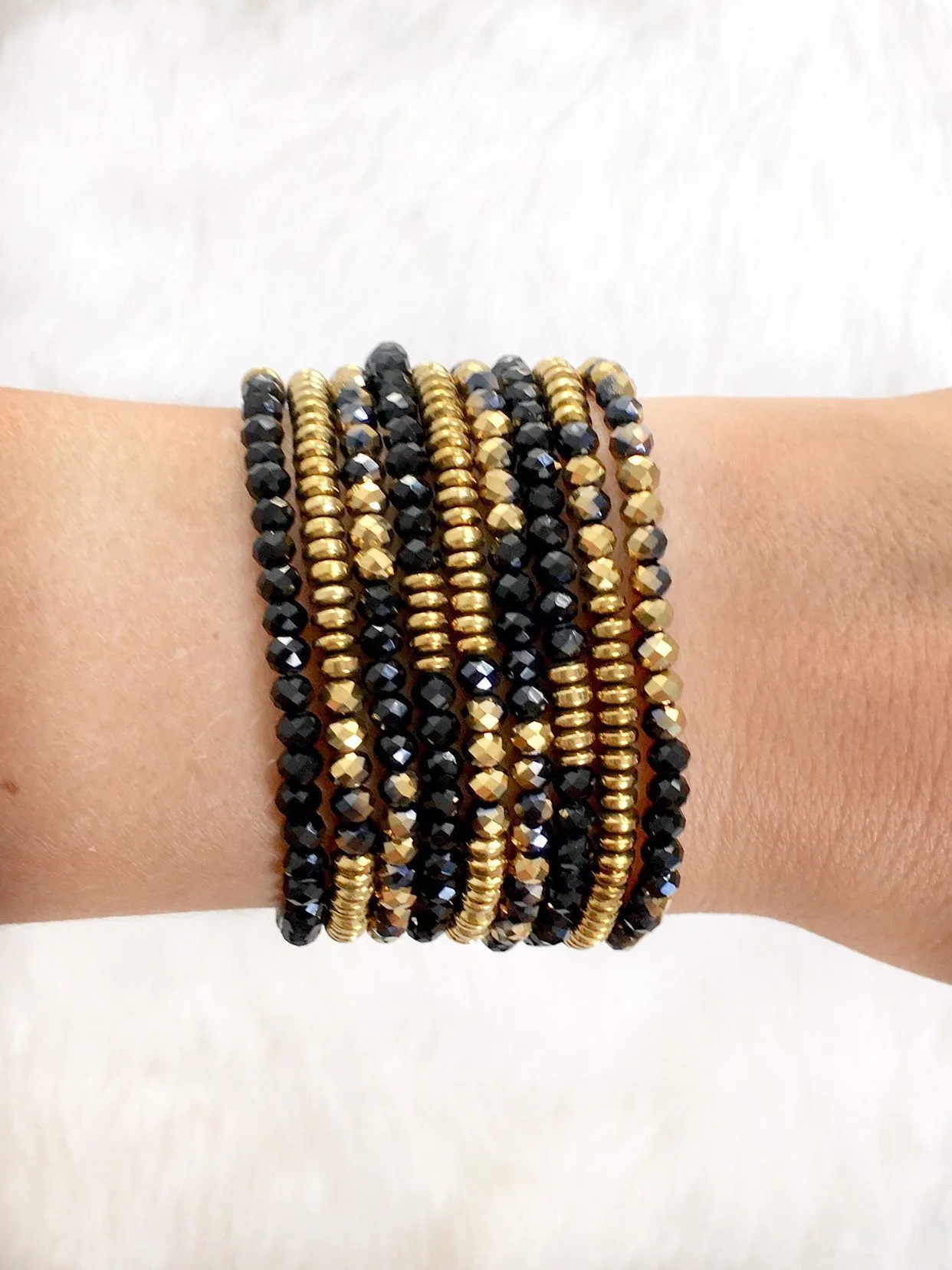 Black & Gold Bracelets
