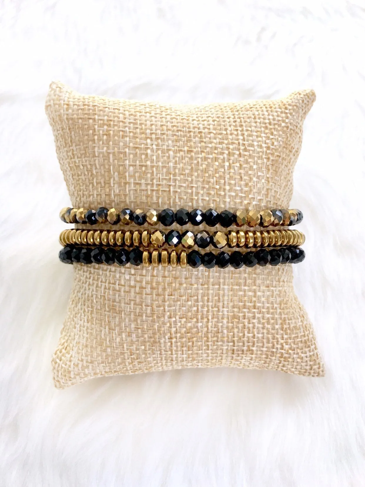 Black & Gold Bracelets