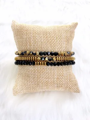 Black & Gold Bracelets