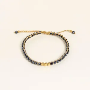 Black Crystal Kid Bracelet