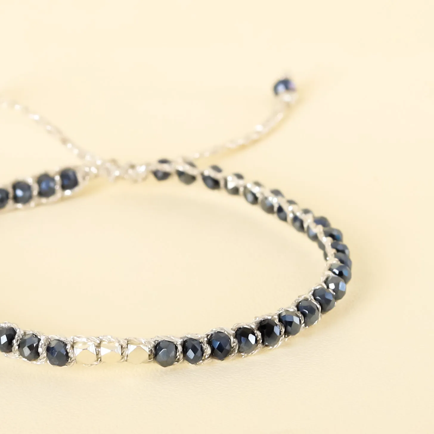 Black Crystal Kid Bracelet