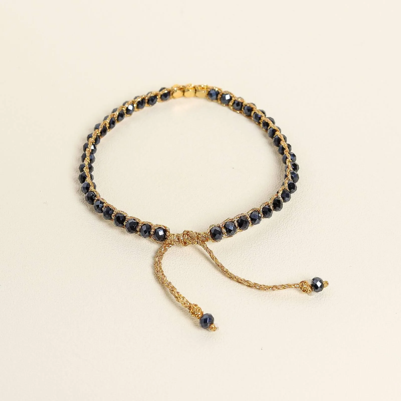 Black Crystal Kid Bracelet