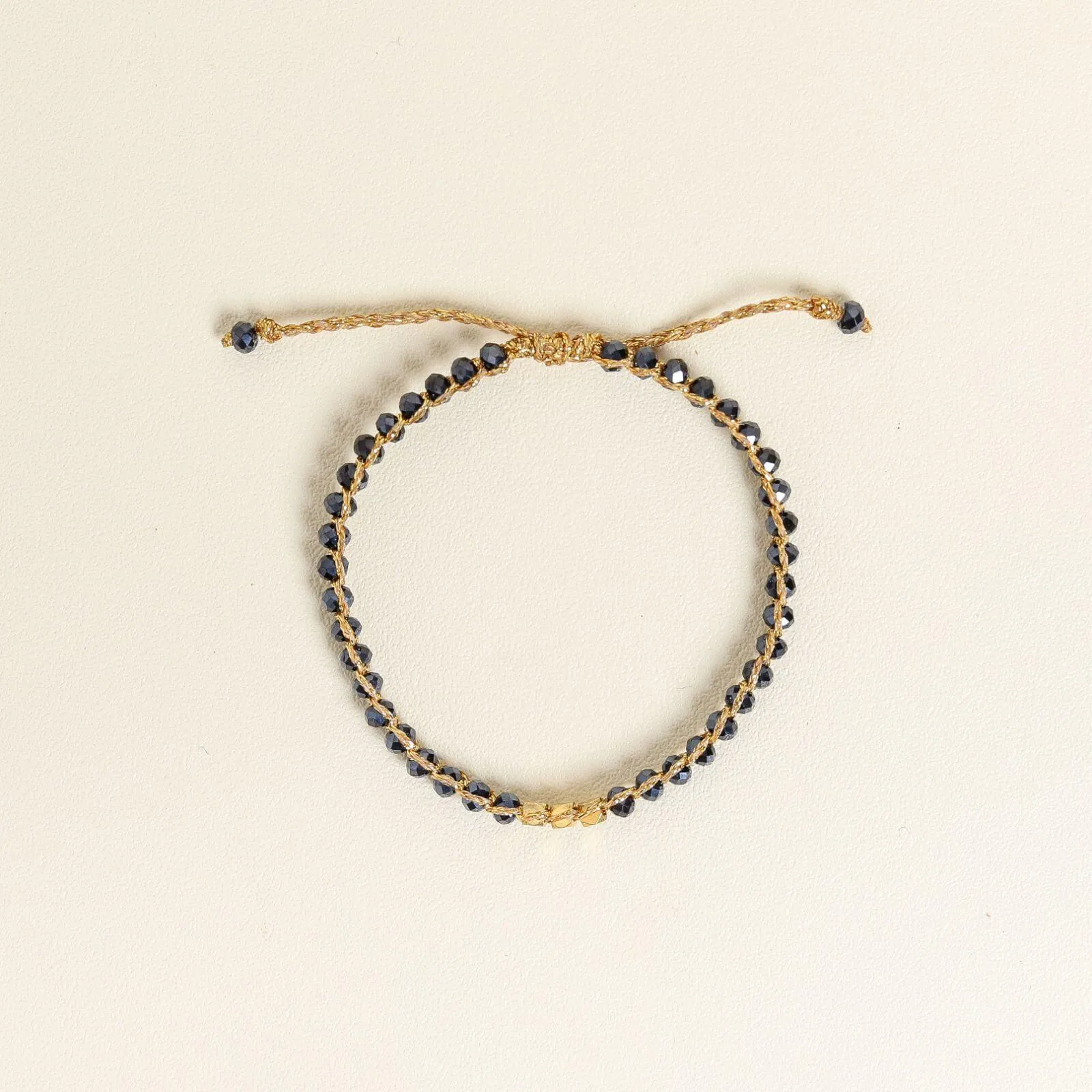 Black Crystal Kid Bracelet