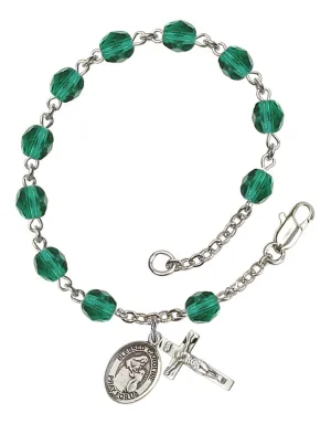 Blessed Caroline Gerhardinger Custom Birthstone Rosary Bracelet