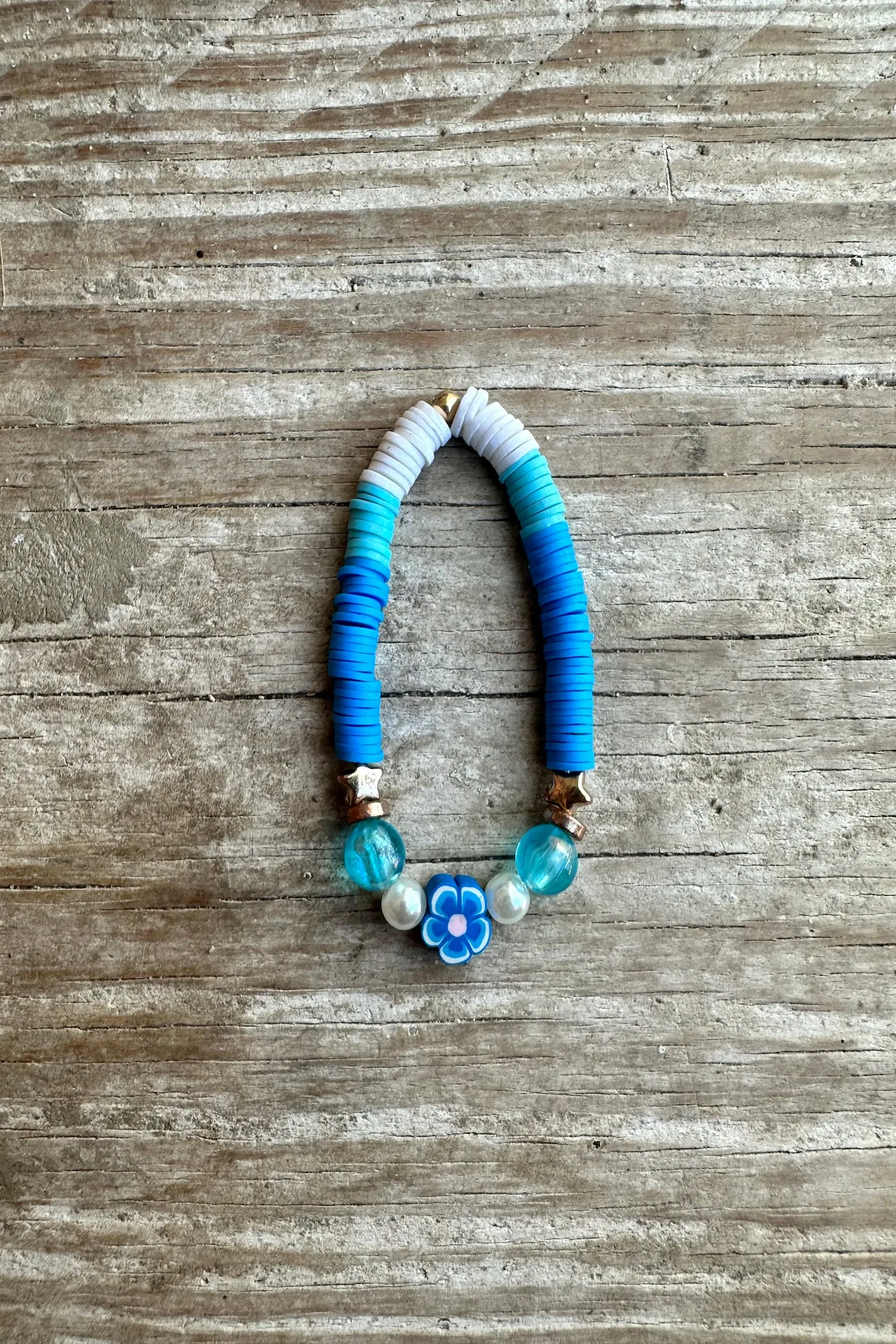 Blue Flower Bracelet by Autumn