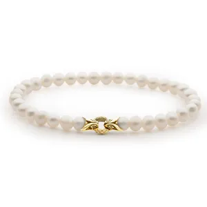 Bond Bracelet - 18K Gold Vermeil   Pearl