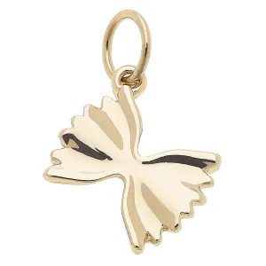 Bowtie Pasta Charm in Shiny Gold By Canvas