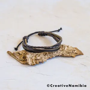 Bracelet - Leather (Black Mix)
