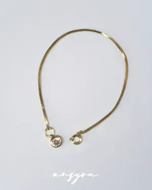 Bubble Diamond Snake Bracelet