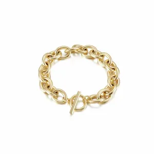 Cable Wire Vintage Toggle Bracelet (available in 2 colors)