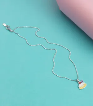 Cake Necklace (Silver)