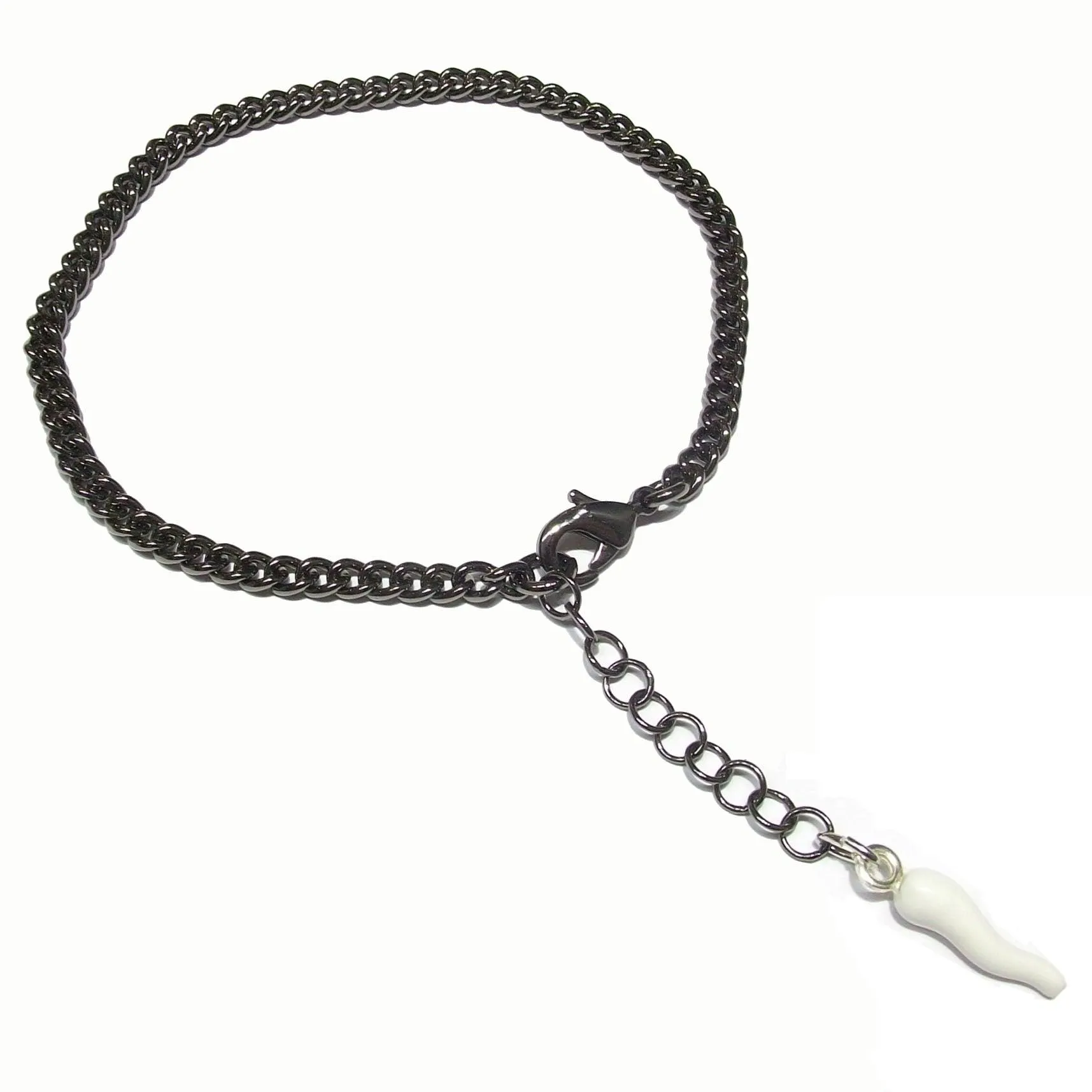 Capodagli bracelets Fortunelli white horn bronze bronze pvd rustio silver 925 br-br-0005