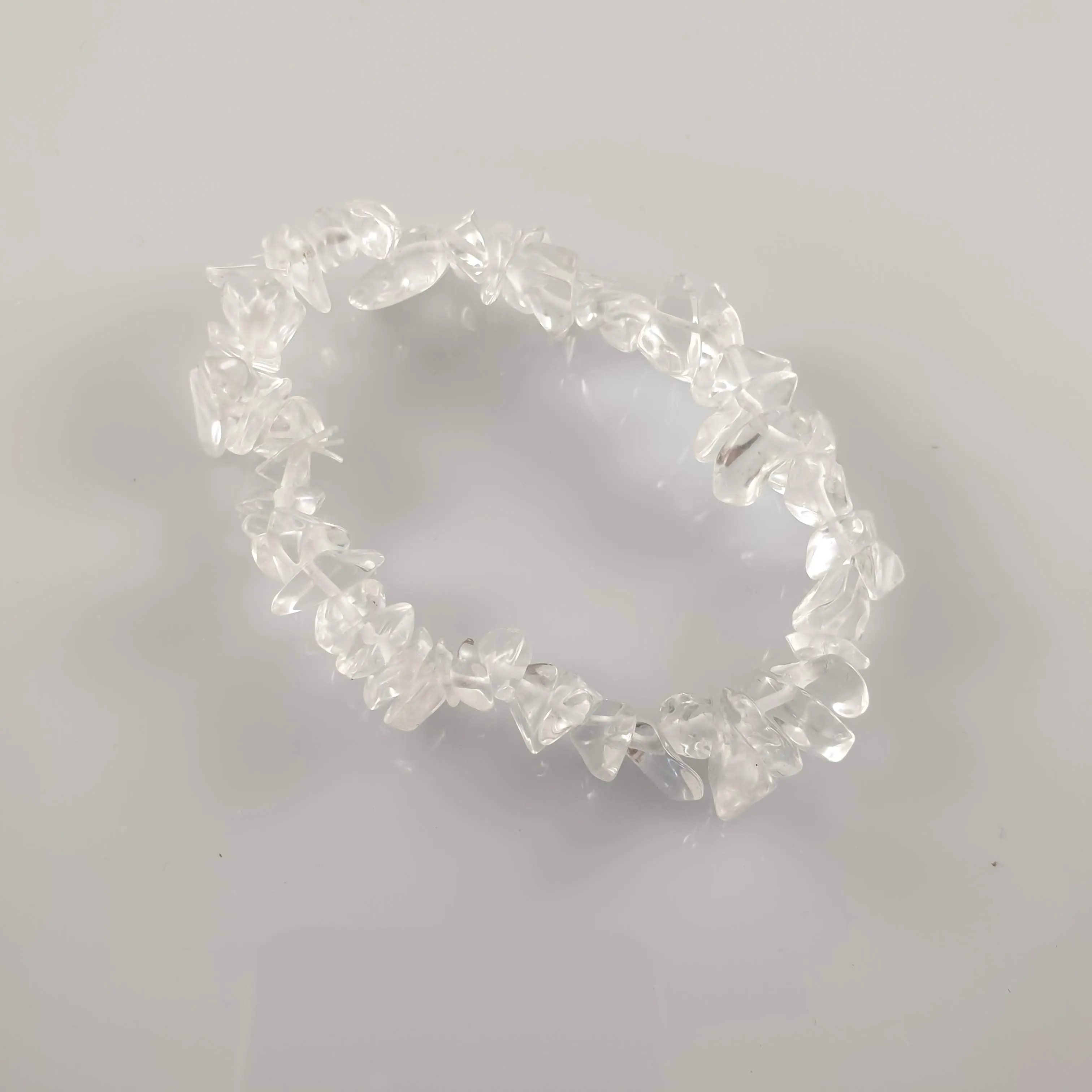 Clear Quartz Chip Crystal Bracelet