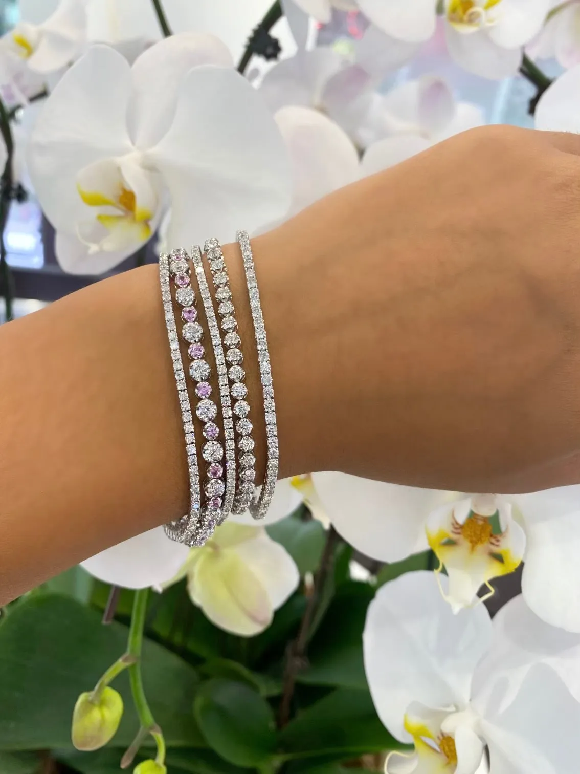 Como Illusion Tennis Bracelet