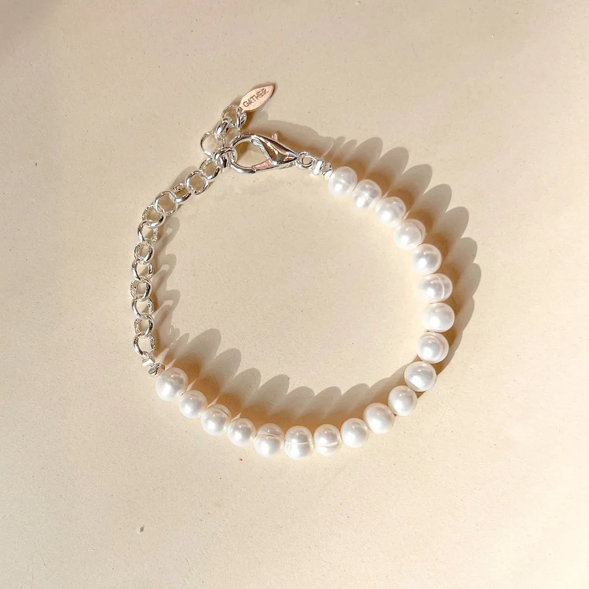 Cosmo Pearl Bracelet - Silver