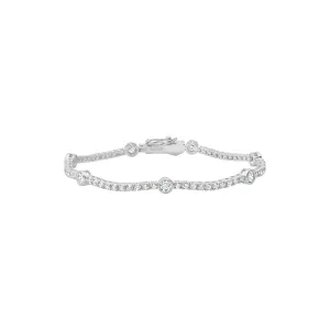 CRISLU Celestial Bracelet in Pure Platinum