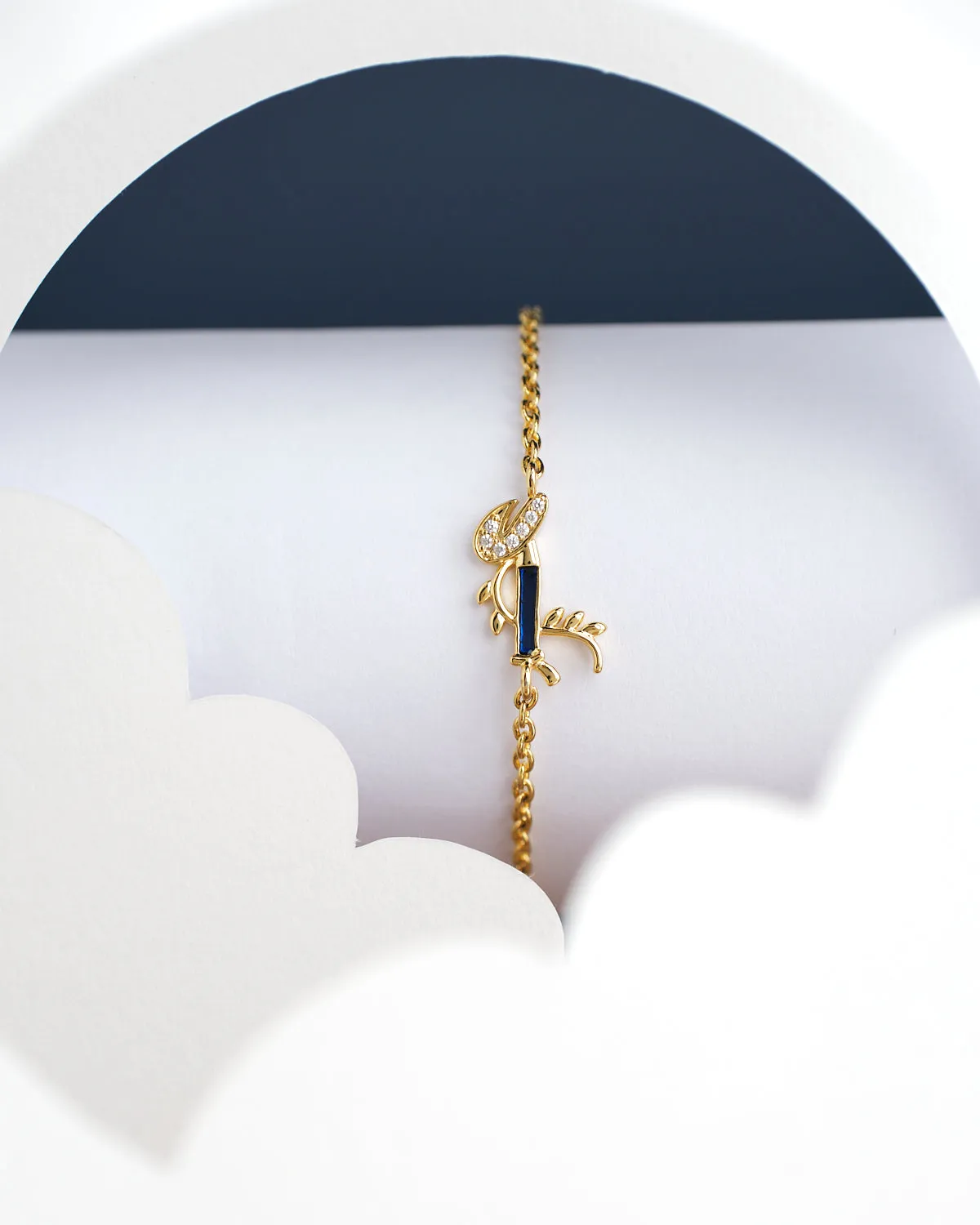 Dainty Krishna Chain Bracelet for kids