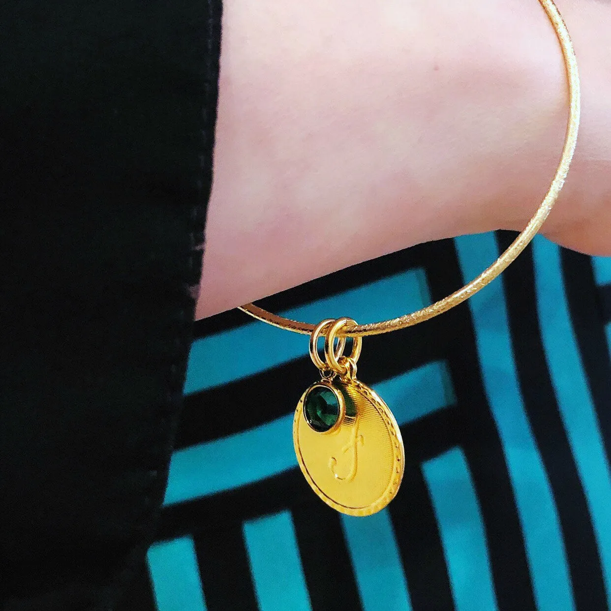 Dalton Birthstone Bangle
