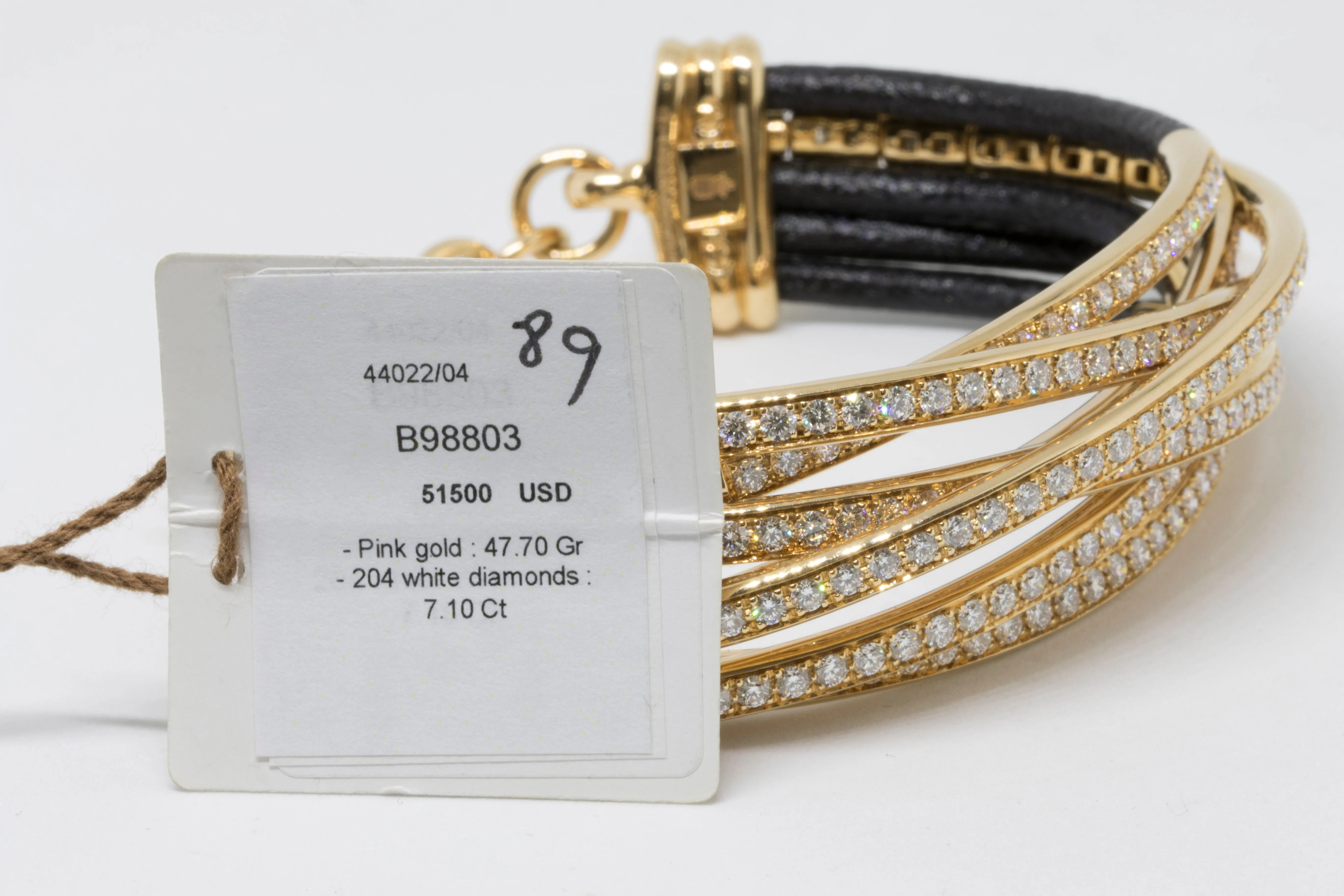 de GRISOGONO Allegra Pink Gold and Diamond Bracelet