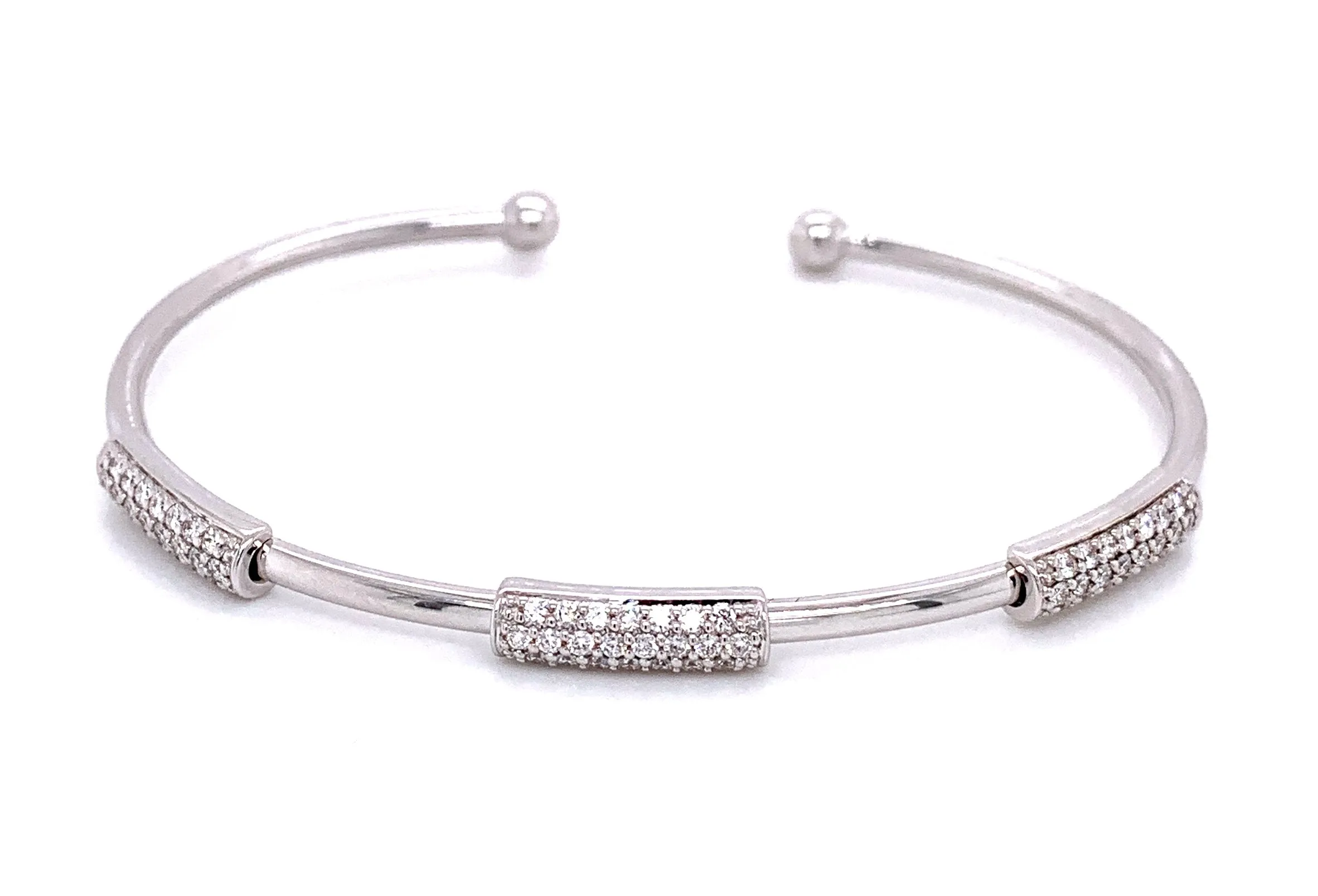 Diamond Bangle Bracelet 0.62ctw