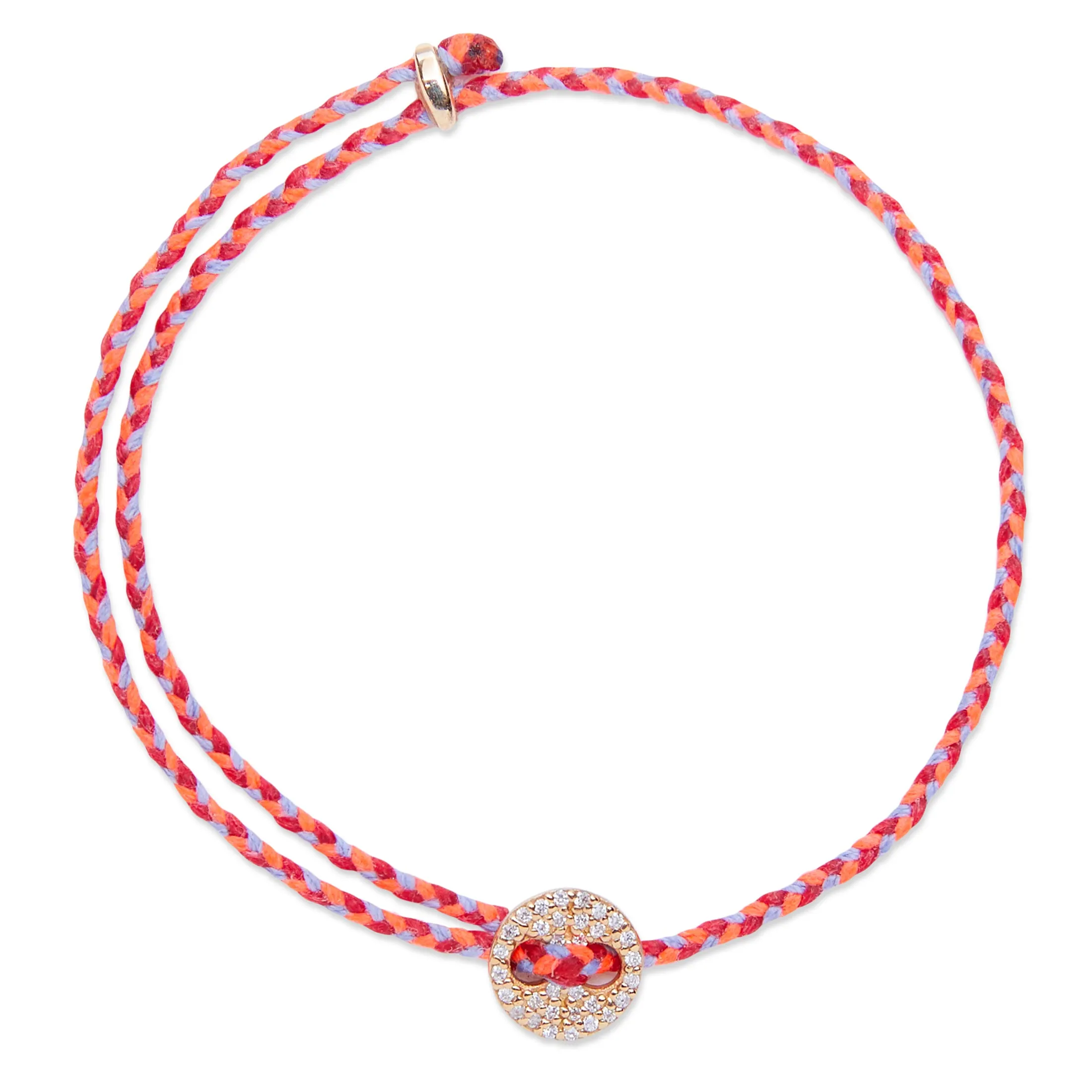 Diamond Signature Button Bracelet in Fire Blend