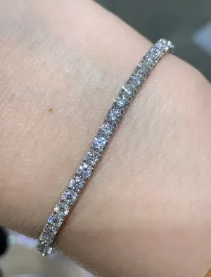 Diamond Tennis Bracelet 4.97CT T.W.