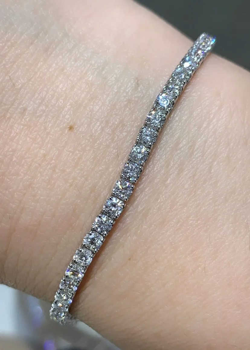 Diamond Tennis Bracelet 4.97CT T.W.