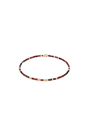 egirl Gameday Hope Unwritten Bracelet - Bright Red-Onyx