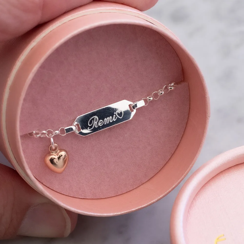 ENGRAVABLE BABY BRACELET - Rose Gold