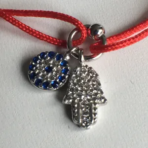 Evil Eye / Hamsa Charm Bracelet