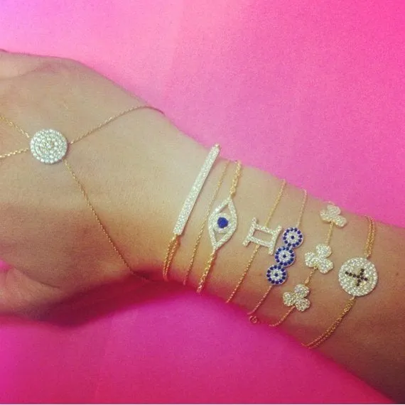 Evil Eye Sapphire Bracelet