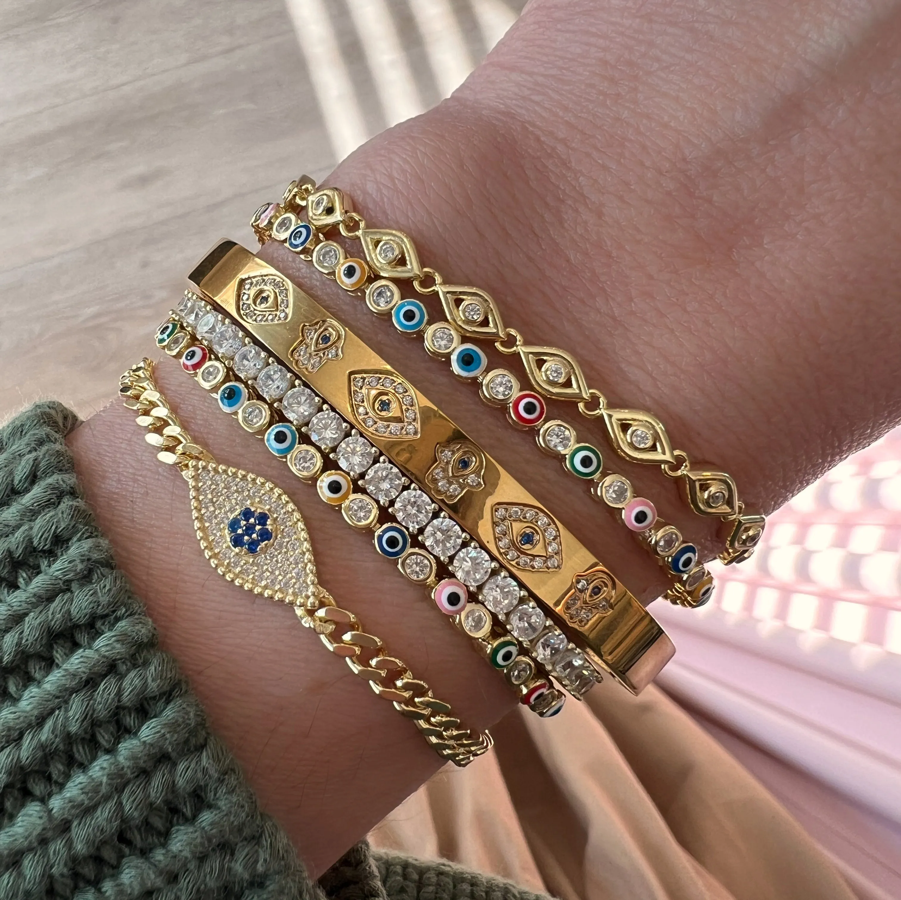 Eye Chain Bracelet