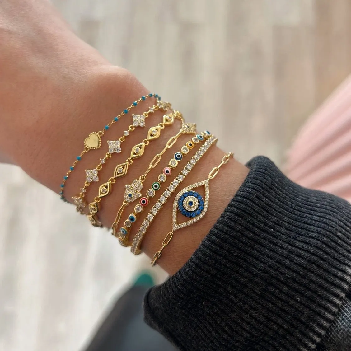Eye Chain Bracelet